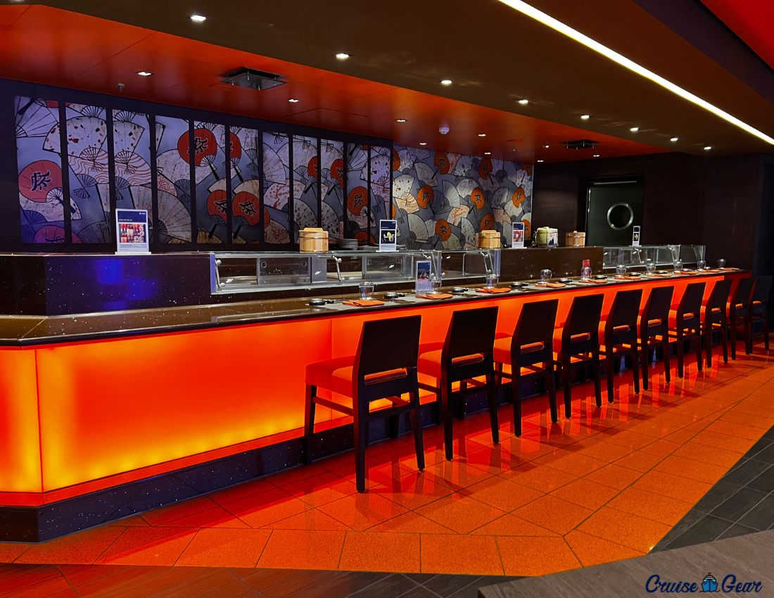 Kaito Sushi & Teppanyaki Menu on MSC - CruiseGear