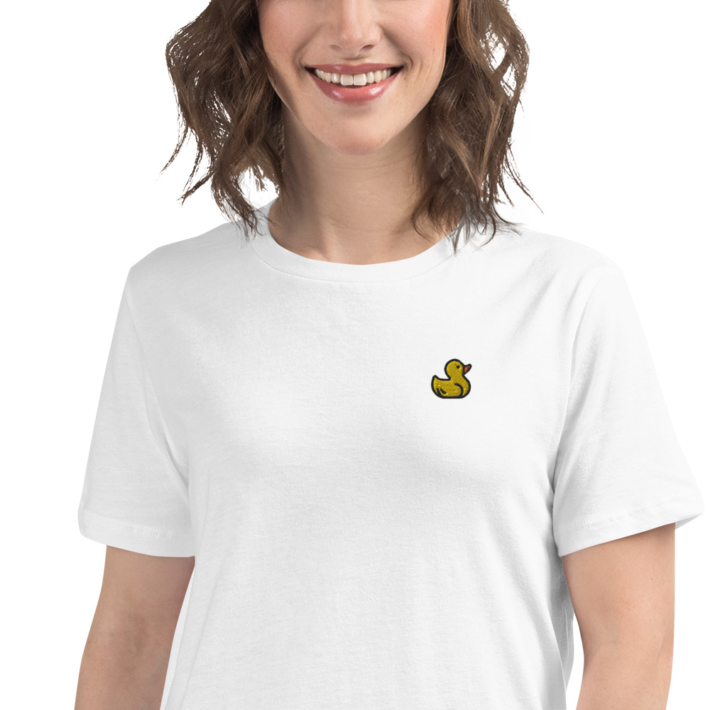 Rubber Ducks Embroidered T-Shirt (Unisex)