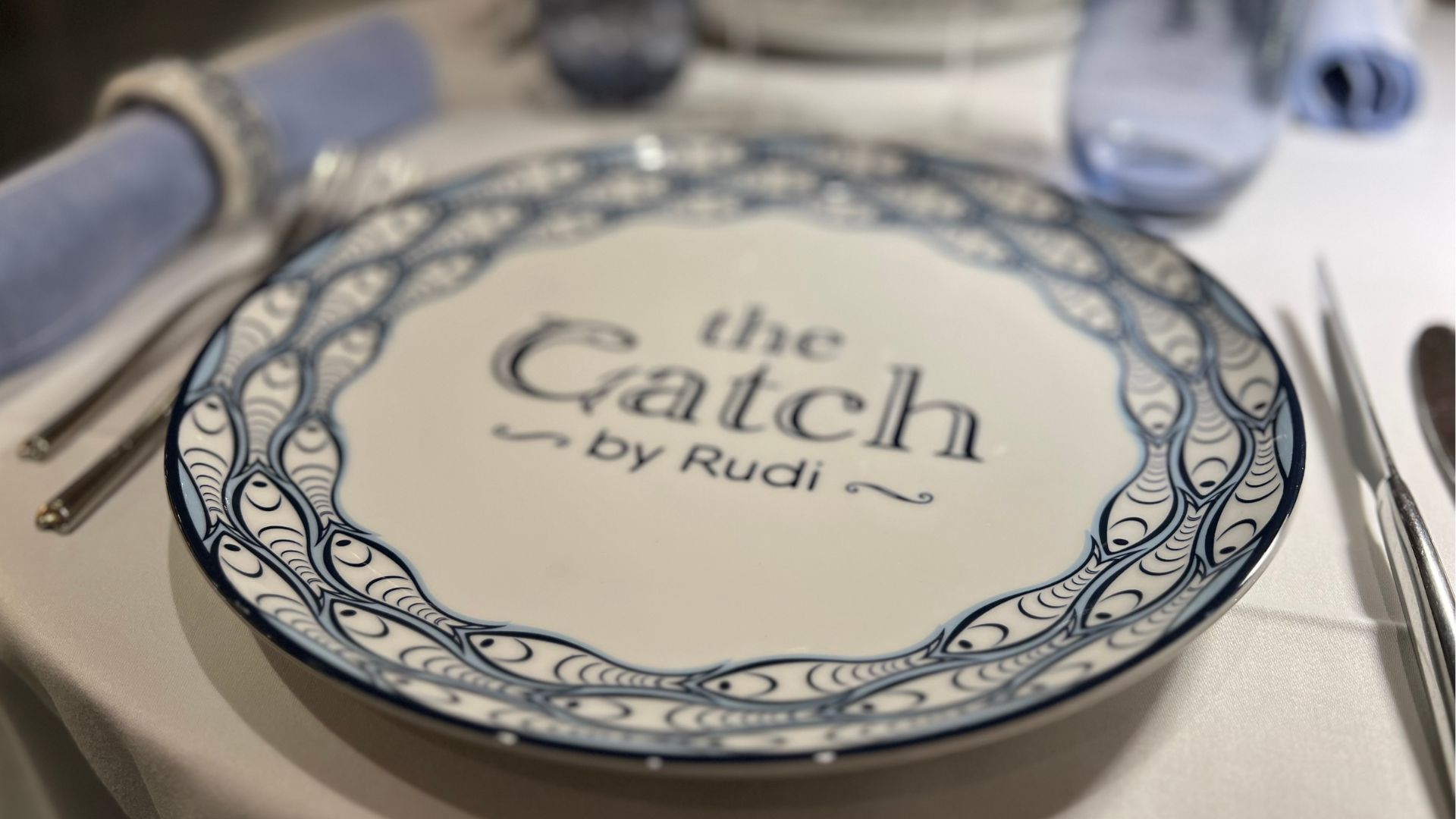 the catch by rudi on princess cruises - menu